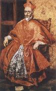 El Greco Portrait of a Cardinal oil on canvas